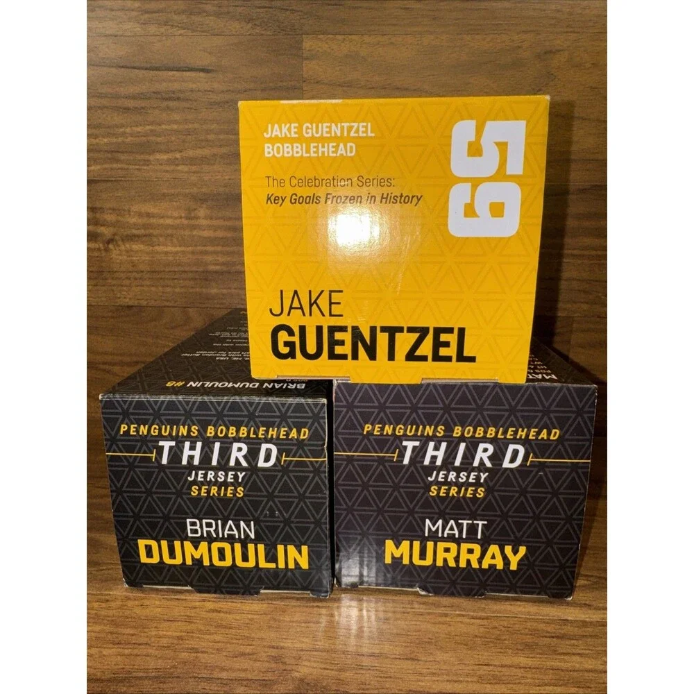 Pittsburgh Penguins Bobbleheads Dumoulin, Guentzel, & Murray